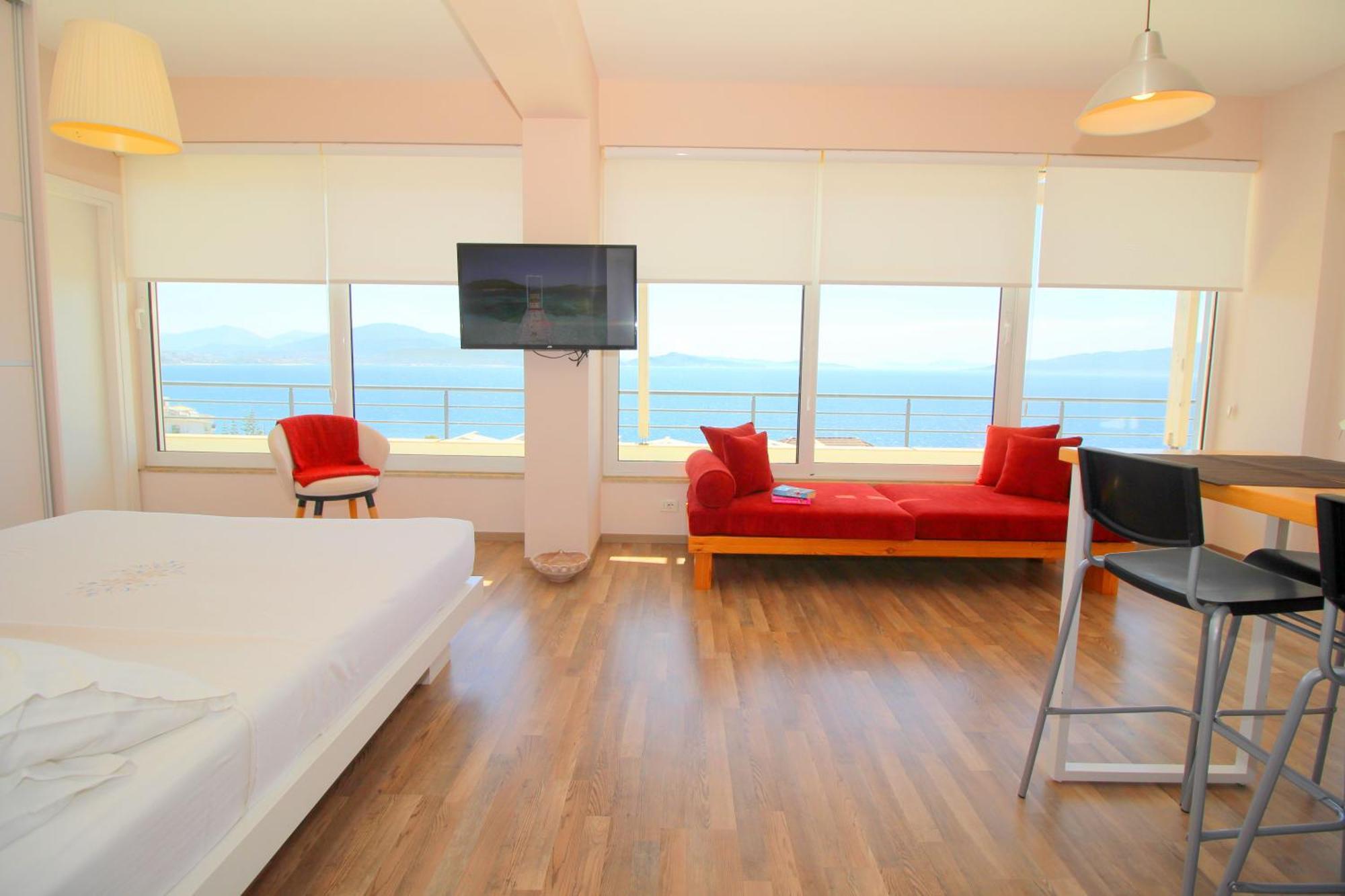 Blue Residence Sarandë Buitenkant foto